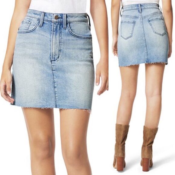 Joe's Jeans Denim - NWT Joe’s Jeans The HR Mini Skirt in Close Call Raw Hem Mini Denim 24